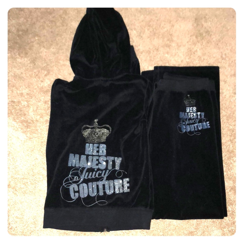 Juicy Couture track suit.